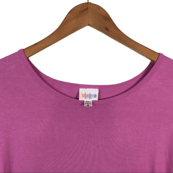WS744 LulaRoe Oversized Slub T Shirt Blouse XS - Picture 3 of 3
